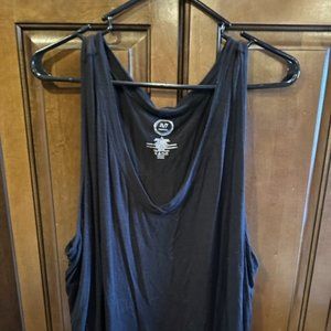 24/7 Black Tank Top 2X